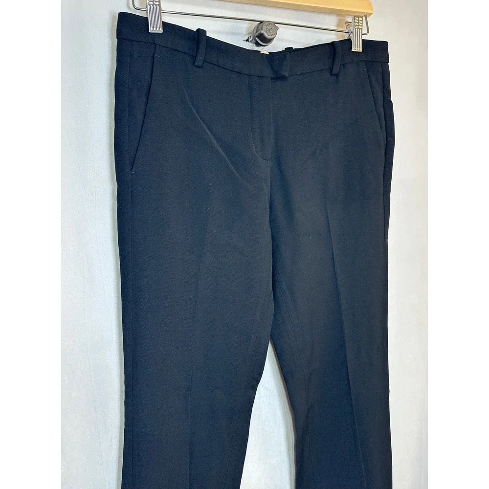 Roberto Cavalli Black Straight Leg Tailored Trousers Pants IT‎ 42